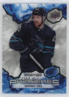 2021-22 Upper Deck Ice Ice Premieres /1299 Jeffrey Viel #172 Rookie RC - Image 1 of 2