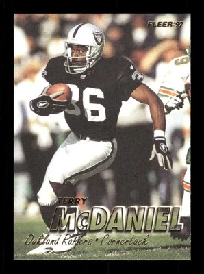 1997 Fleer Raiders 286 Terry McDaniel BXCP43 - Image 1 of 2