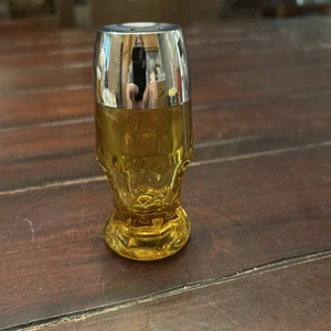 Glass Amber Salt Pepper Shaker Replacement 4” - Picture 1 of 4