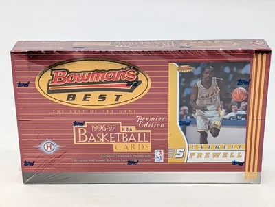 1996-97 Bowman's Best Basketball 工厂原封 Hobby Box Kobe Bryant RC YR — 第 1/4 张图片