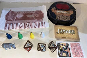 1995 JUMANJI Board Game Replacement Parts RHINO DECODER CARDS INSTRUCTIONS DICE - Picture 1 of 5