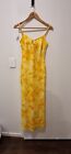 Dazie Maxi Slip Dress Yellow Size 8