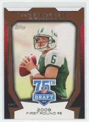 2010 Topps Mark Sanchez RC New York Jets #75DA-9 - Image 1 of 2