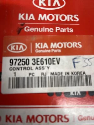 972503E110EV unit control Climate Kia SORENTO 3.5 V6 EX Year 2002 1019647 NEW - Image 1 of 3