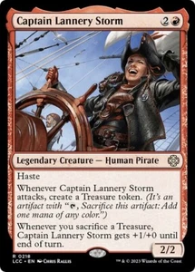 CAPTAIN LANNERY STORM mtg quasi nuovo comandante caverne perdute di Ixalan raro - Foto 1 di 1
