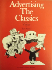 Advertising The Classics Violin Music Book 1 TV Adverts Classical Tunes -------- - Picture 1 of 3