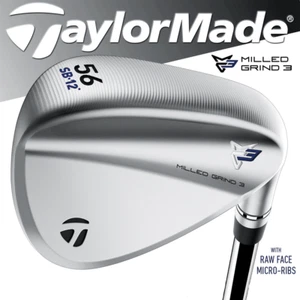 TAYLORMADE MILLED GRIND 3 SATIN CHROME GOLF WEDGES / LEFT HAND @ 50% OFF RRP !!! - Picture 1 of 6