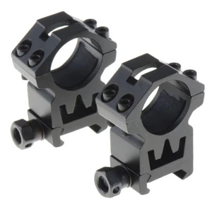 1 Pair Aluminum 25.4mm Ring Scope Mounts w/20mm Rail Hunting Rifle Scope - Picture 1 of 7