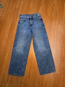 Gap Teen Denim Size 10 Jeans 90s Loose Fit 100% Cotton  - Picture 1 of 9