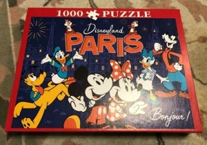 PUZZLE / Rompecabezas 1000 PIECES PARIS 8 VIGNET / Vignette Disneyland Paris - Photo 1/3