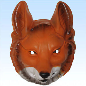 Fuchsmaske zum Aufsetzen mit Gummiband Tiermaske Maske Fuchs Tiermasken Maske
