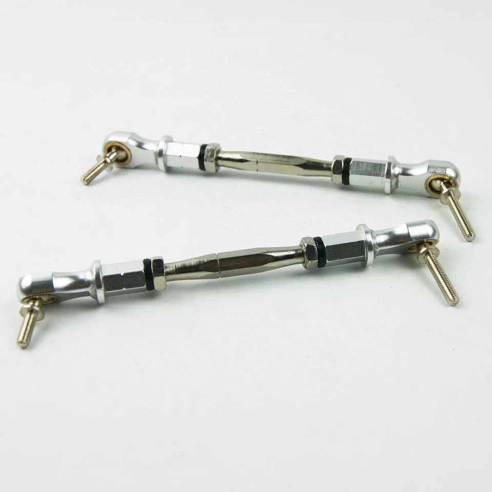 CNC Alloy Steering Turnbuckle Tie Rod Shaft for HPI KM Rovan Baja 5B 5T SS buggy - Image 1 of 1