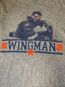 Wingman Tom Cruise Tee T-Shirt Mens Size S Small Gray Top Gun - Picture 1 of 4