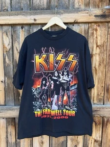 Vintage NOS Kiss Farewell Tour 1973 2000 All Sport Events Shirt Unworn XL - Picture 1 of 7
