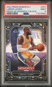 2022 Panini Prizm Monopoly Prizm PS7 LeBron James Black PSA 9 "MINT"💥💥💥 - Bild 1 von 2