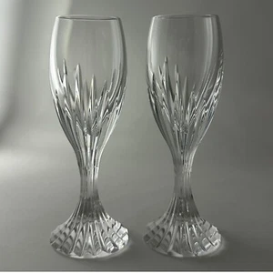 Baccarat France Two Massena Crystal Cordial Glass 5⅜" H 2 oz DISCONTINUED RARE - Picture 1 of 15