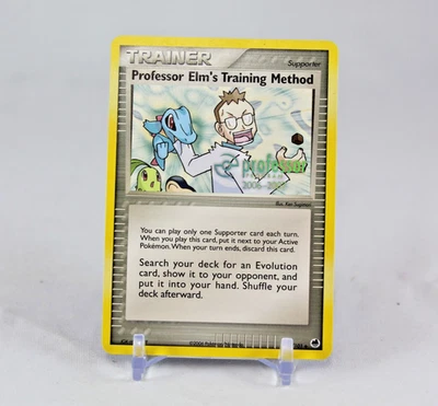 Pokemon Professor Elm's Training Method 2006-07 Professor Program Stamped 79/101 - Image 1 of 4