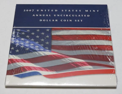 2007 US Mint Annual Uncirculated Dollar Coin Set - MINT SEALED - FREE SHIPPING - Image 1 of 2