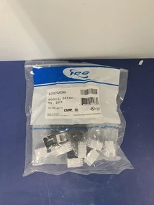 ICC MODULE CAT6A HD 25PK WHITE IC107GACWH - 25 PACK - Picture 1 of 2