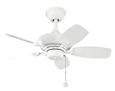 Kichler 300103WH Canfield 30-inch Ceiling Fan in White Finish - Image 1 of 2
