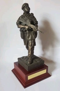 Vintage Royal Marine Commando Statue Bronzed Northern Ireland 1980's Ballentine  - Picture 1 of 15