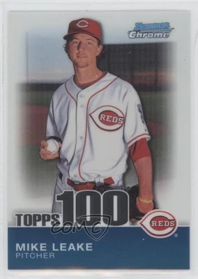 2010 Bowman Chrome Topps 100 Prospects /999 Mike Leake #TPC71 Rookie RC - Image 1 of 2