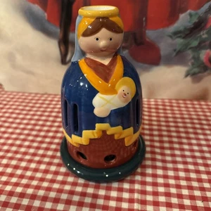 Villeroy & Boch Mary  Christmas Nativity Candlestick & Votive Holder 6" - Picture 1 of 5