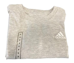 Adidas Boys Tee Shirt Size 10/12 Gray Pre-Owned Excellent Condition - Picture 1 of 4