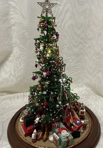 Vintage Westrim Glass Beaded Christmas Tree Mini Ornaments Personal Lights Rare - Picture 1 of 14