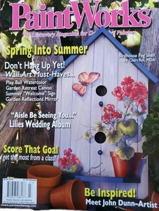 Paint Works July 2005 - Vintage Designs, Decorative Tole Painting Magazine - Picture 1 of 10