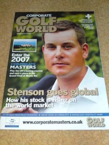 CORPORATE GOLF WORLD - STENSON - Spring 2007 - Picture 1 of 1