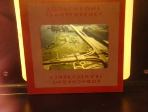 VTG. NEW YORK CITY RANDALLS ISLAND SPORTS STADIUM KODACHROME 35MM SLIDE 1950'S - Picture 1 of 3