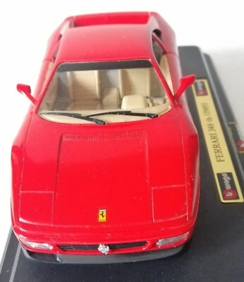 FERRARI 348 TB 1989 - BURAGO SCALA 1/24 ORIGINALE ANNI 80/90 - Immagine 1 di 4