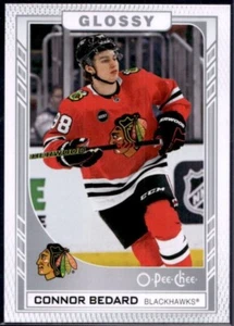 Connor Bedard 2023-24 Upper Deck Series 2 O-Pee-Chee Glossy Rookie RC #R-47 SP - Bild 1 von 2