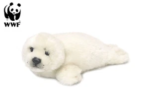WWF Plüschtier Robbe (weiß, 24cm) lebensecht Kuscheltier Stofftier Seal - Bild 1 von 1