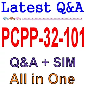 PCPP1 - Certified Professional in Python Programming 1 PCPP-32-101 Exam Q&A - Photo 1/1