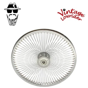 F&R Original Lowrider Hollow Hub Wheel 20" Tricycle Steel Chrome 144 Spoke Wheel - Picture 1 of 1