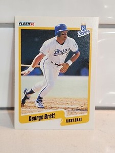GEORGE BRETT 1990 FLEER #103 Kansas City Royals HOF 