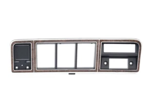 1973 1979 F250 F150 F350 BRONCO WOODGRAIN DASHBOARD GAUGE CLUSTER BEZEL NON AIR - Picture 1 of 3