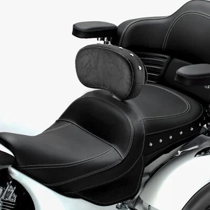 MOFUN Plug In Studded Driver Backrest For Indian Challenger, Pursuit (2020-2025) - Picture 1 of 6