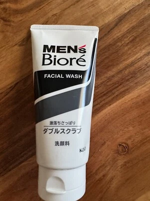 Men’s Biore Facial Wash - Deep Cleansing Double Scrub (Japan Import) - Image 1 of 2