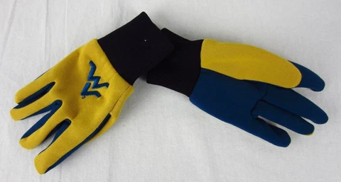 Forever Collectables Youth One Size West Virginia Colege Utility Gloves NWT Cover