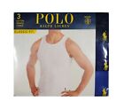 Polo Ralph Lauren Navy-Blue-Light Blue Ribbed Wicking Classic Fit Tank 3 Pack