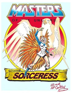 MASTERS OF THE UNIVERSE "Sorceress" SIGNED Print Errol McCarthy 8.5" x 11" - Picture 1 of 1