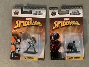 SPIDER-GIRL & KIND SPINNENTIER Nano Metalfigs Marvel Spider-Man Druckguss Metall SET - Bild 1 von 2