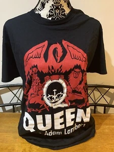 Queen + Adam Lambert Australia New Zealand Tour Tshirt Large L 2018 Brian May - Picture 1 of 4