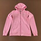 Under Armour Women's Size XS Pink Fleece Pocketed Full Zip Hoodie *Flaw