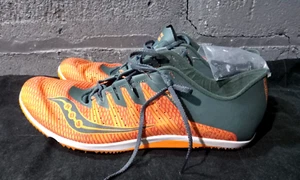 Saucony Endorphin 2 Racing Shoes ISOFIT FlexFilm Orange Grey S29046–2 Men’s 14 - Picture 1 of 11
