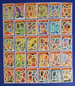 1983 DRAGON'S LAIR COMPLETE SET OF 30 GAME TRADING CARDS DON BLUTH ARCADE LASER - Picture 1 of 10