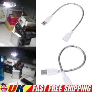 USB Male to Female Extension LED Light Adapter Cable Metal Flexible Tube - Afbeelding 1 van 8